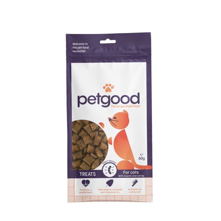 Petgood Kattgodis med insekter, 60g
