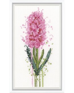 Stickpackung Bild Hyazinthen