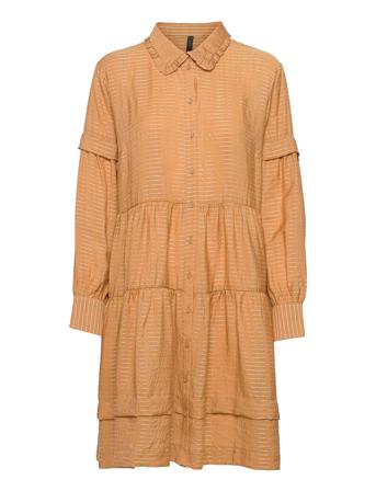 Yaslori Ls Shirt Dress Orange YAS