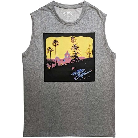 Eagles Unisex Adult Hotel California Bomull Tank Top M Grå