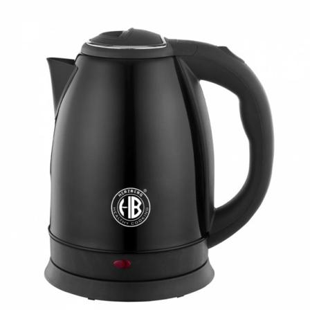 Herzberg Hg-5011blk: Vattenkokare I Rostfritt Stål, Svart