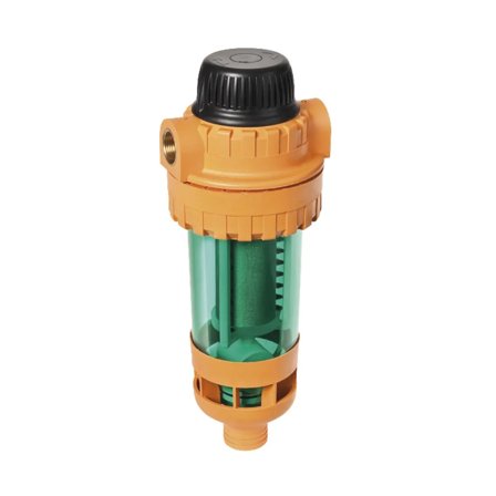 Filtro Gel Depura Mini 1" - Autopulente manuale per acque di rete - CON CARTUCCIA