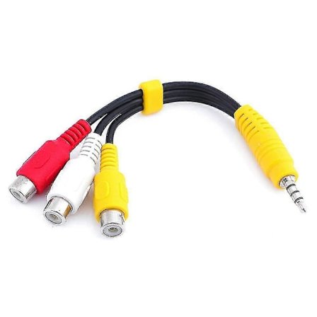 Erstatning for Sony TV Video AV Komponent Adapter Kabel 3.5mm Til 3 RCA AV Inngang Adapter CBF Signal s202412247506