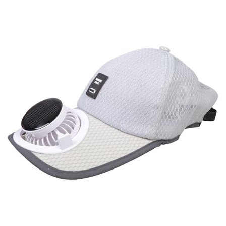 Kesäinen aurinkohattu irrotettavalla aurinkokennotuulettimella, hengittävä muotoilu patikointiin ja matkustamiseen