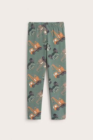 Kappahl | Legginsy we wzory | Ciemnozielony