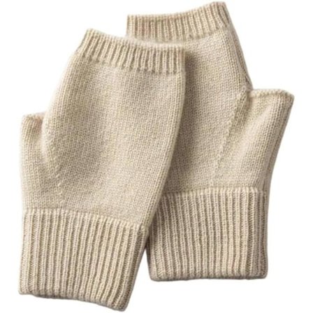 ING Dame Cashmere Luffer Strikkede Handsker Termiske Handsker Fingerløse Luffer Armvarmere