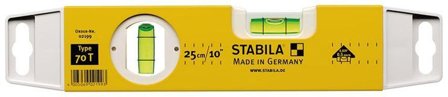 Stabila 70T Torpedo Vattenpass 25 cm, Mätinstrument