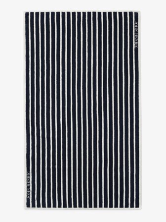 John Henric Men's Marineblaues Gestreiftes Badetuch aus Baumwolle Size Onesize