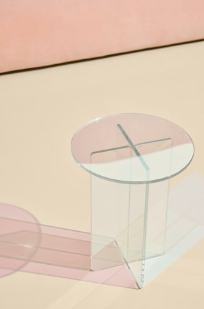 Pastill - Iris sidobord i skimmer 35 cm - Grön - Avlastningsbord & sidobord - Från Homeroom