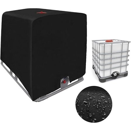 1000L IBC Tankskydd, Vattentanksöverdrag, Tankskydd, Dammtätt Tankskydd, Grön - 120 x 100 x 116 cm