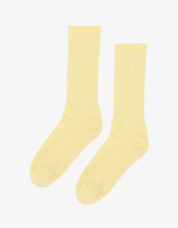 Organic Active Sock - Soft Yellow - 36-40