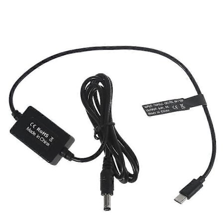 Usb C Type C Pd - 8,4 V 5,5 x 2,1 mm virtajohto Dslr-kameran valetukulle Pyörän led-lampulle Polkupyörän ajovalolle