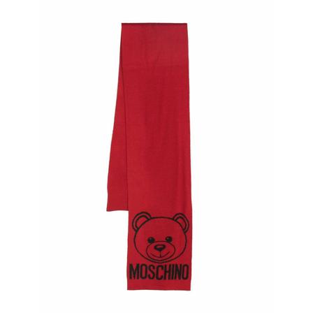 Moschino Scarves , Rood , Dames , Maat: ONE Size