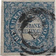Danmark 1852 - AFA 2b - Stemplet