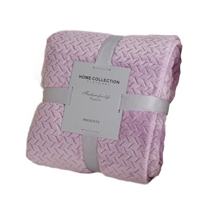 Pure-Color Wheat Ear Pattern Plyschfilt Vikbar Håll Varm Mysig filt För Bäddsoffa