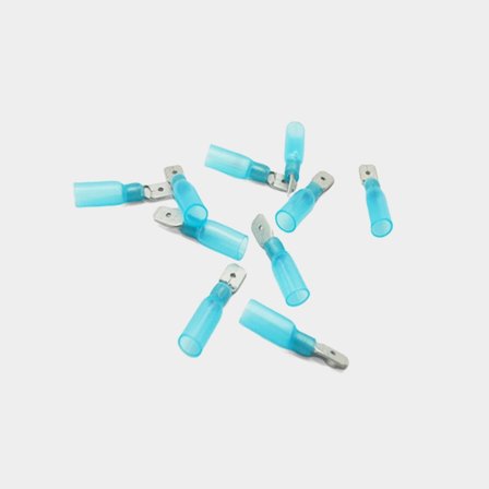 Vlakstekker met lijm Skyllermarks, geschikt voor kabel 1.5 - 2.5 mm², 10-pack, blauw