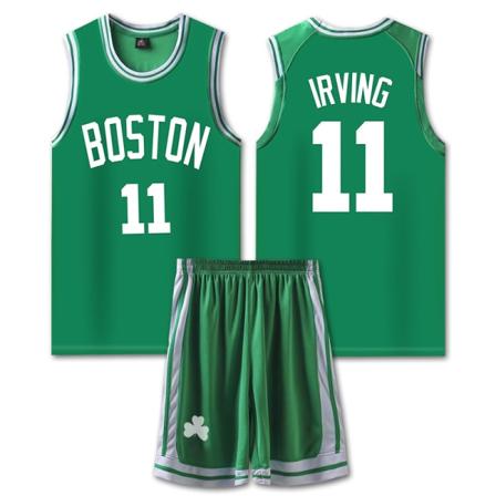 NBA Basket Uniform BIM Green Suit-11 Irving Children 2XL/30 yards (155-160cm)