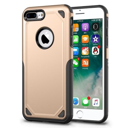 Rugged Armor Cover til iPhone 8 Plus / 7 Plus - Guld