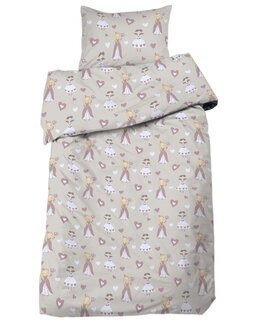 Pussilakanasetti Prinsessa 2-osainen Pellava