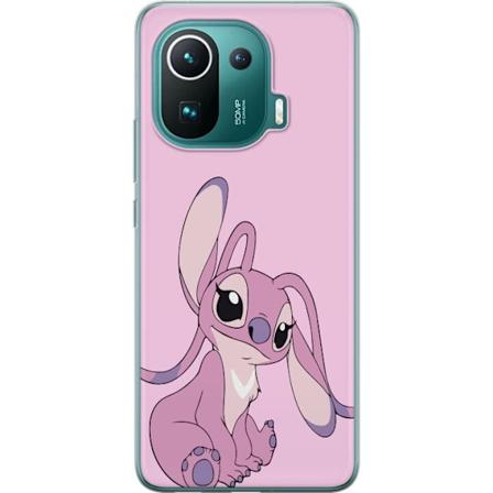 Xiaomi Mi 11 Pro Genomskinligt Skal Stitch rosa
