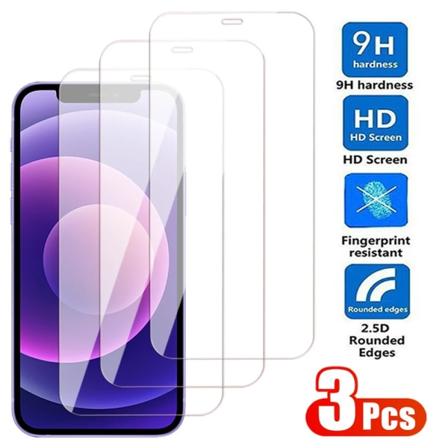 3st 9H hårdhet härdat glas för Apple iPhone 15 Pro Max skärmskydd för iPhone 12 13 Mini 14 Plus genomskinlig skyddsfilm For iPhone 14 Pro
