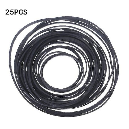 45-130mm Universal 1mm Bredde Kvadratisk Gummi Bånd Mix Kassett Båndmaskin Bånd Hjul Drivbånd For Opptakere Walkman Dvd Turntable