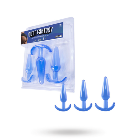 Triple Tapered Plug Set Blue