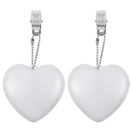 2 st Touch Sensor Handväska Lampa Liten Bärbar Lampa Hjärtformad Batteridriven Lampa Plånbokslampa