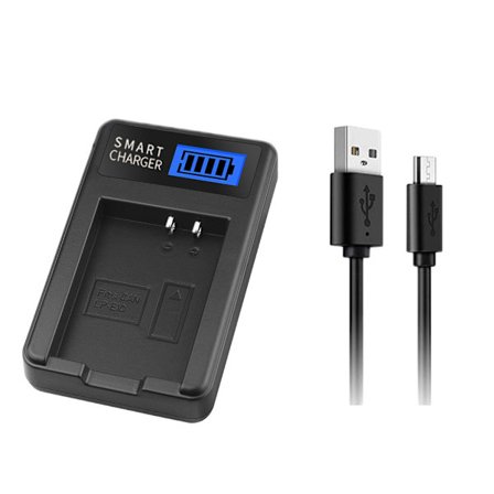 Kompakti USB-laturi EOS 1100D, 1200D, EOS Rebel LCD-näytöllä, matkakäyttöön