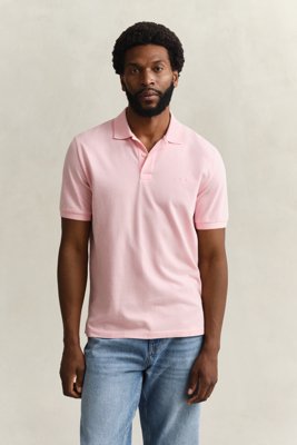 GANT - Tofarget poloskjorte til herre washed pink