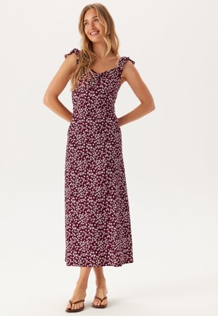 BUBBLEROOM - Frill Maxi Dress - XS