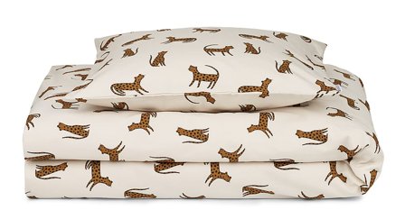 LIEWOOD Babysengetøj I Økologisk Bomuld Leopard / Sandy 70 x 100 cm, Tøj & Bolig, Sengetøj, Dyner & Puder, Sengetøj