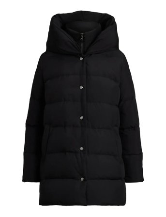Hooded Down Coat Black Lauren Ralph Lauren