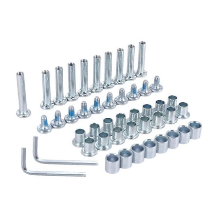 Inline Skate Aksel Spacer Skrue, Skate Hjul Leje Spacer, Rulleskøjte Reservedele med Aksel&A