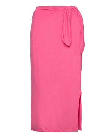 Mlneptunia Jrs Midi Skirt Hw A. Pink Mamalicious
