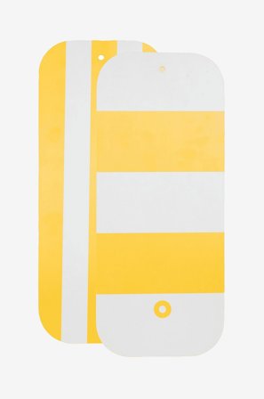 Rotor design - Käännettävä leikkuulauta Stripes - Keltainen - Leikkuulaudat - - Homeroom