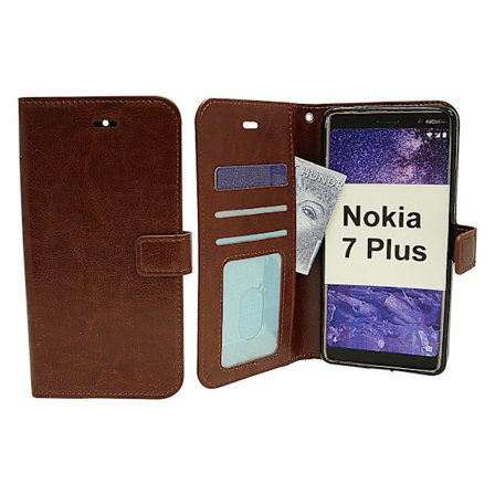 Crazy Horse Wallet Nokia 7 Plus