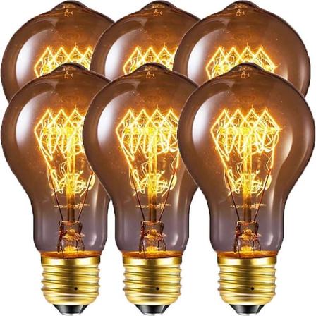 Edison-lampa Vintage Glödlampa 40w Dimbar E26 E27 A60 Ekorre