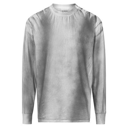 Han Kjøbenhavn Boxy Tee Long Sleeve grå, Herr Långärmade t-shirts, Herr, Storlek: S