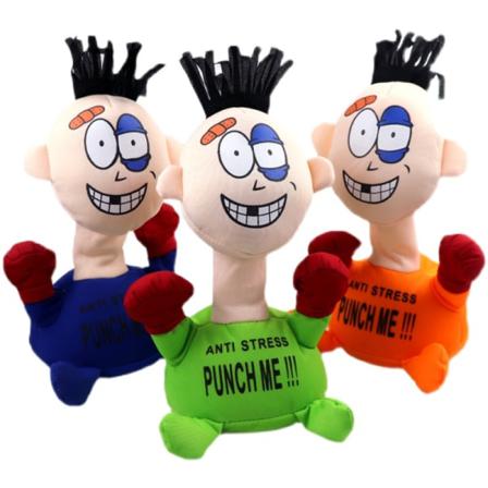 Rolig Punch Me Screaming Doll, Interaktiva Leksaker