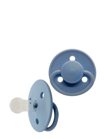Mininor Round Pacifier Silicone - Blue - 0 M