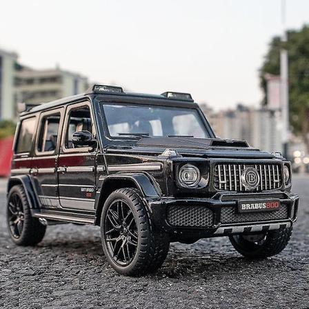 1:22 Skala Brabus G800 Legering Bilmodell Ljus & Ljudeffekt Diecast Bil Leksaker För Pojkar Födelsedagspresent Barn Leksaker Bil Samling White