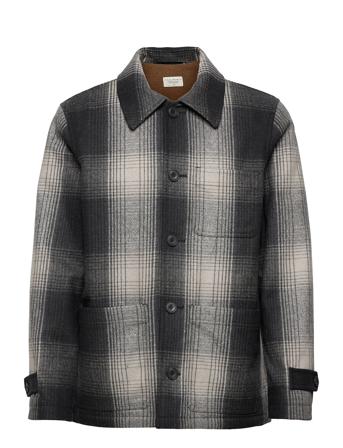 Mangan Shadow Check Jacket Black Nudie Jeans