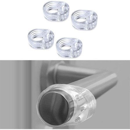 4 st dörrstopp transparent kiseldioxid dörrhandtag buffert vägg