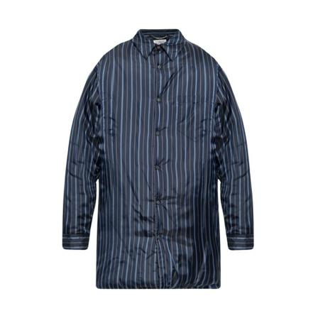 Maison Margiela Insulated oversize shirt Blå, Herre Skjorter