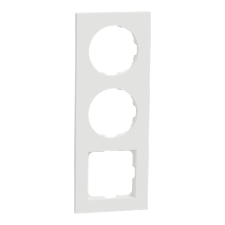 Elko EKO50135 Ram 3-roms med 55 mm hull Renhvit, Strømbrytere & vegguttak
