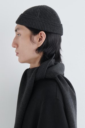 COS Men's Gorro De Canalé En Mezcla De Lana in Gris