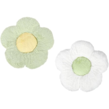 2 st Flower Golv Kudde, Blomma Forma Plysch Kudde Kudde Stol Sittdyna, Mjuk Blomma Kudde