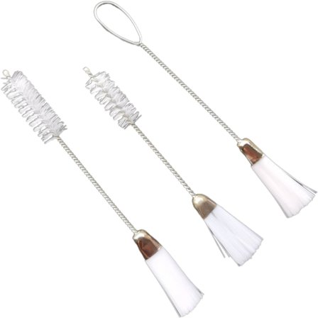 Sy- og strikkemaskine rengøringsbørste, dobbelt børste, multifunktionel symaskine rengøringsmiddel