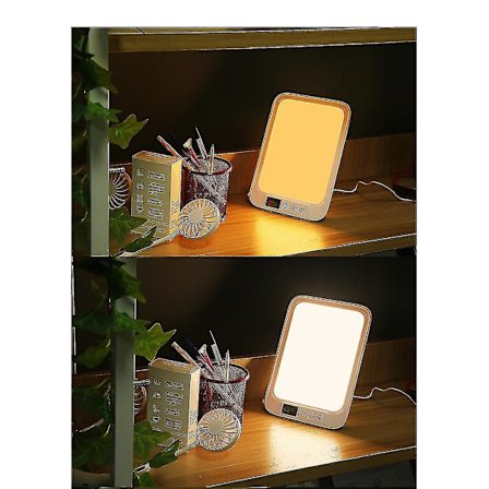 10000 Lux Light Therapy Lamp, Light Therapy Lamp With 3 Colors And 6 Brightness Levels, For Seasonal Depression, With Timer And Display, Touch Control
